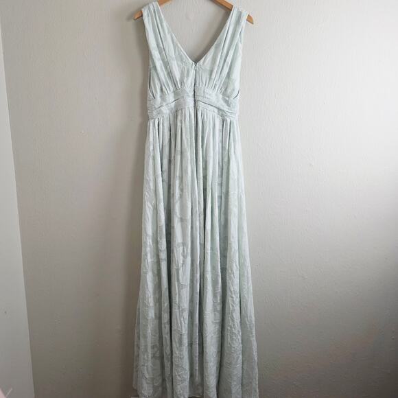 Lulus Sweet Sophistication Sage Green Burnout Floral Maxi Dress - Picture 11 of 15